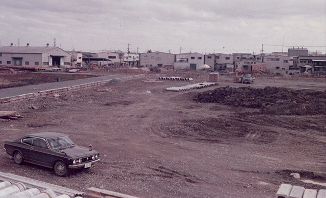 中鳥飼倉庫建設事業の様子